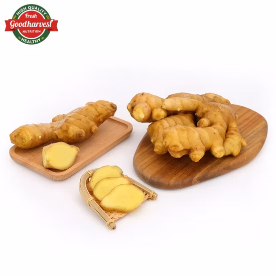 Gengibre fresco de alimentos saudáveis ​​para agricultura chinesa com certificado orgânico Brc Smeta